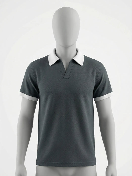 Johnny collar | Plain