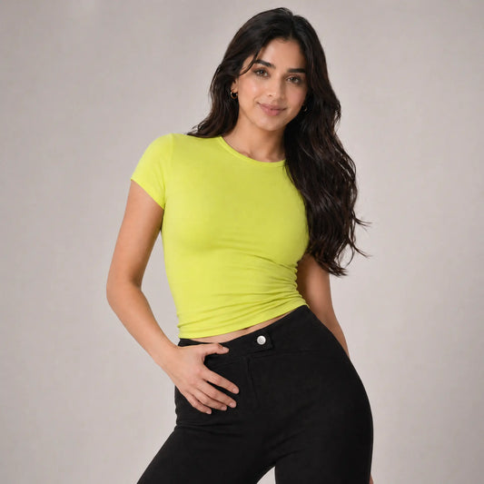 Crop Tee | Fitted