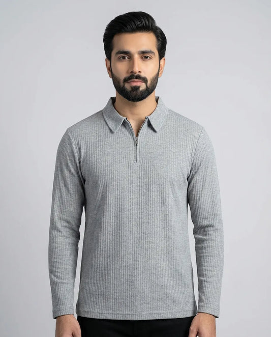 ZIPPER COLLAR F.S | DROP NEEDLE