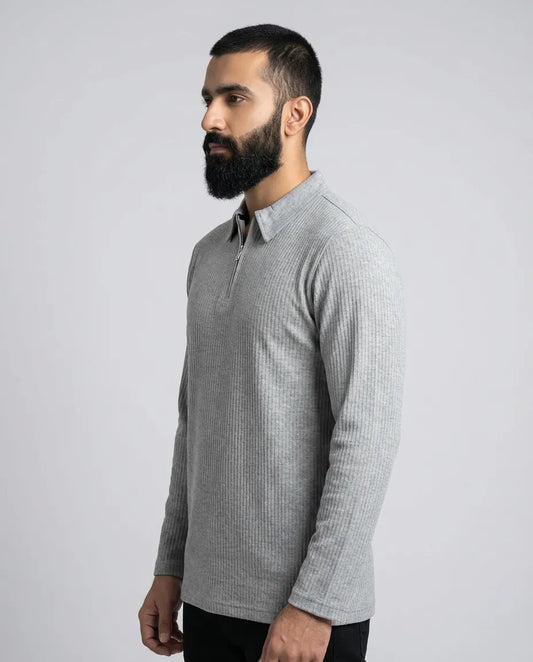 ZIPPER COLLAR F.S | DROP NEEDLE