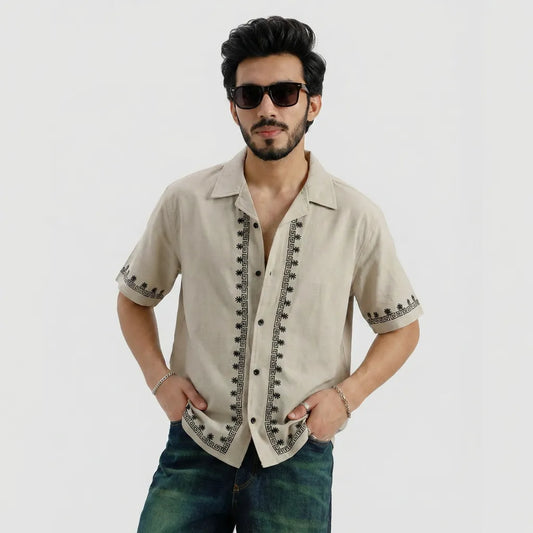EMB SHIRT | LOOSE FIT