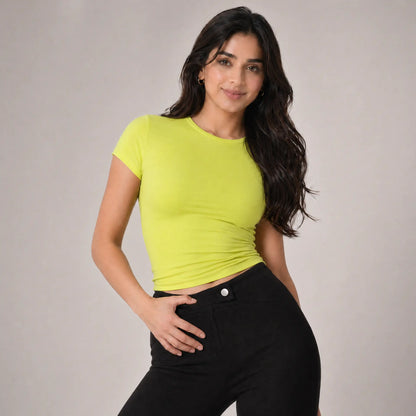 Crop Tee | Fitted
