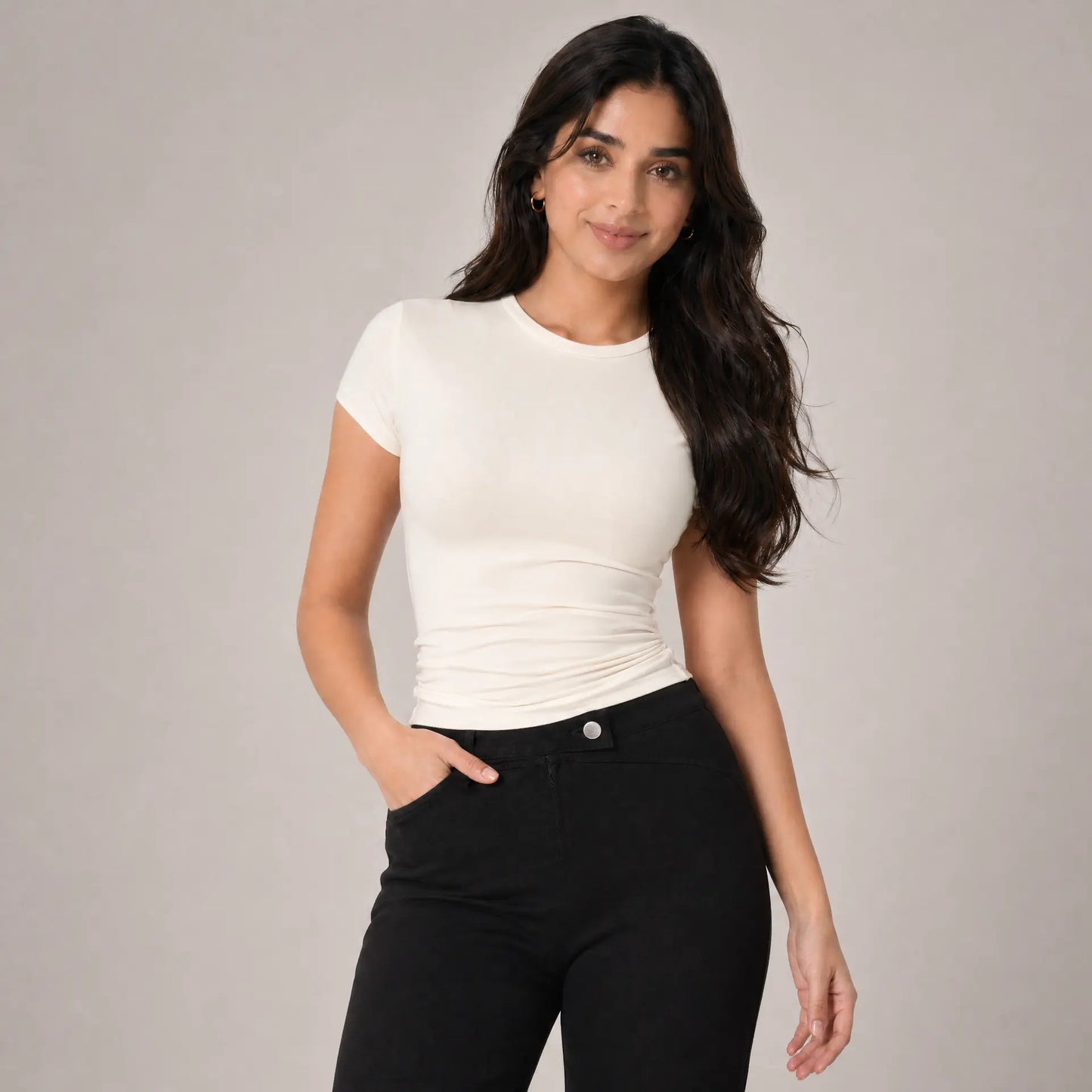 Crop Tee | Fitted