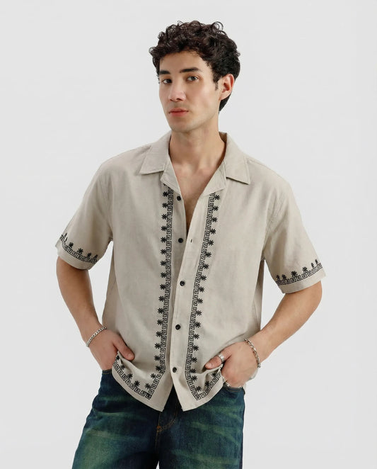 EMB SHIRT | LOOSE FIT