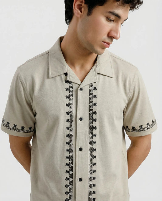 EMB SHIRT | LOOSE FIT