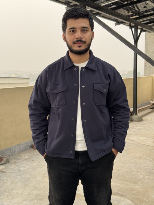 Rehan Model navy blue jacket